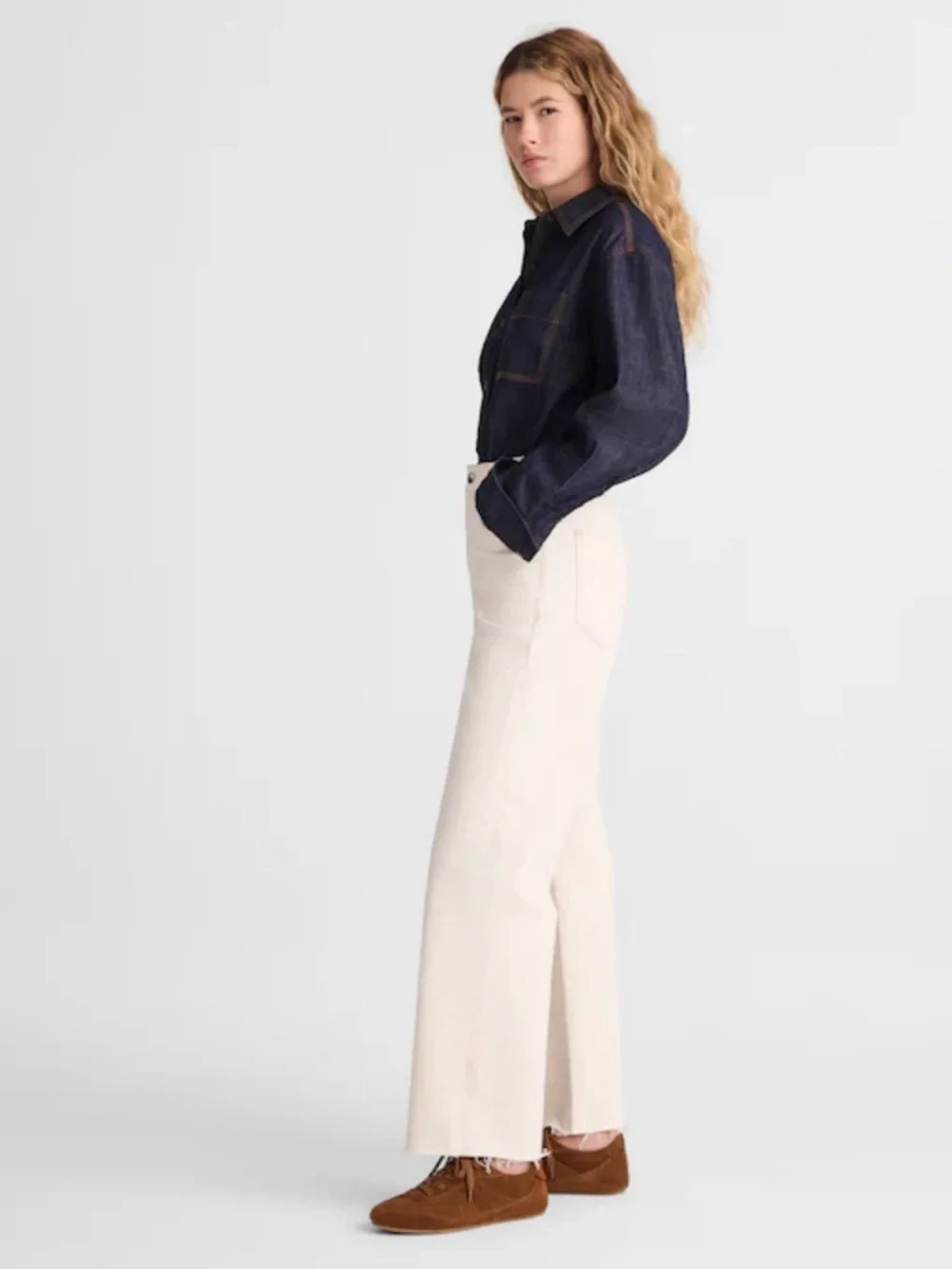 Madewell The Short Perfect Vintage Wide-Leg Crop Jean NWOT